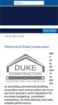 Mobile Screenshot of dukeconstruction.ie
